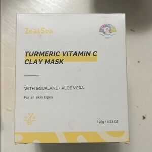 ZEAL SEA Turmeric Vitamin C Clay Mask 4.23oz/120g
